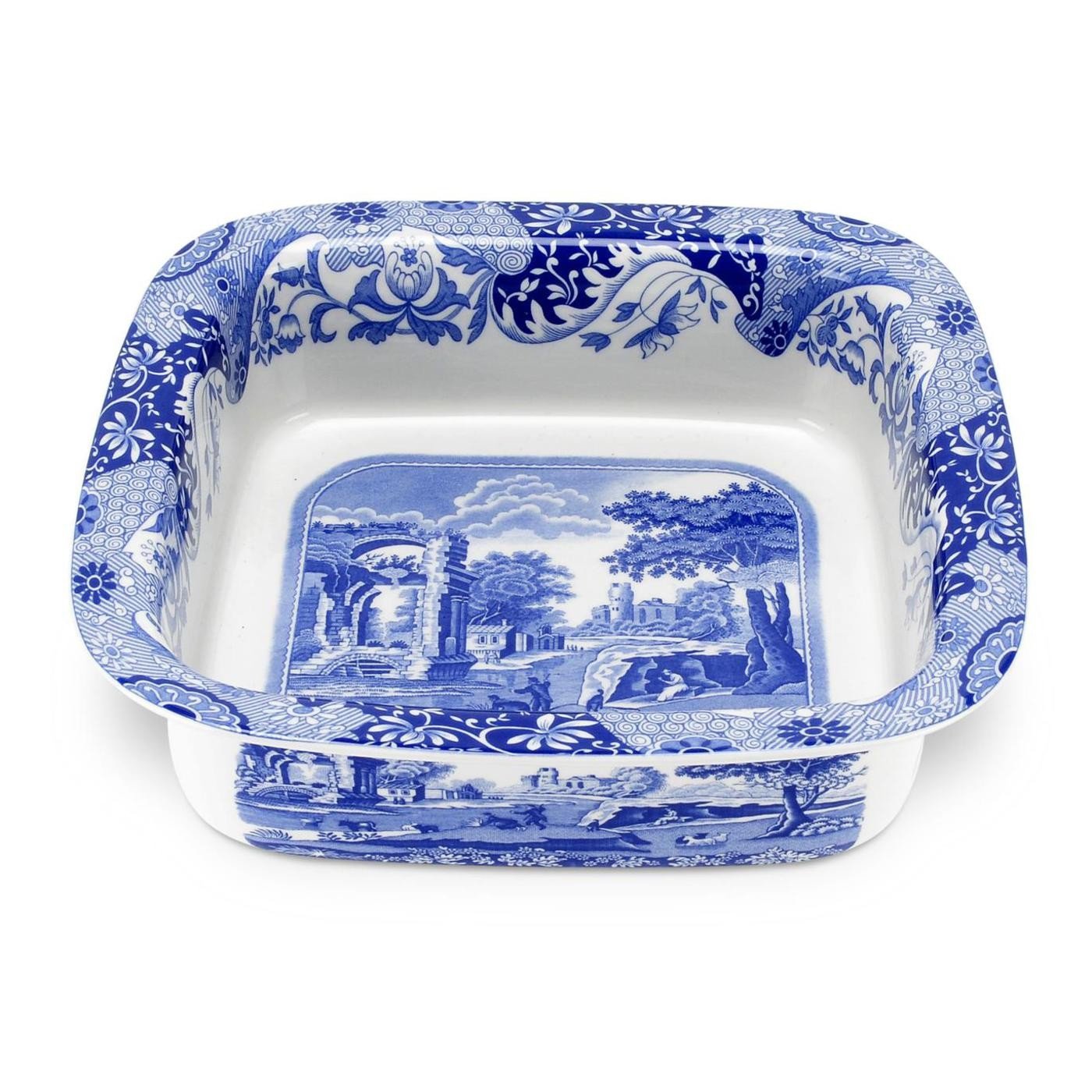 Amazon.com: Spode Blue Italian Square Dish - 10-Inch Porcelain